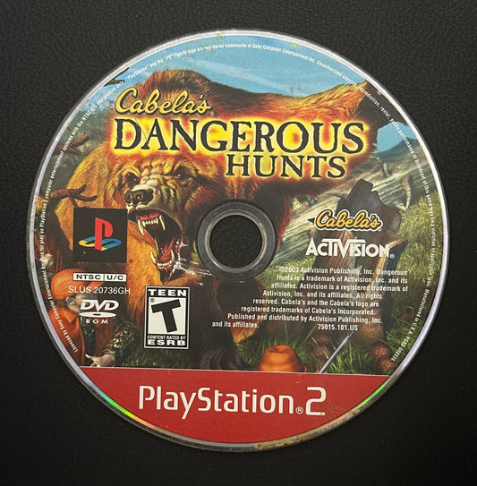 Cabela’s Dangerous Hunts (Greatest Hits) for PlayStation 2 (Loose Disc)