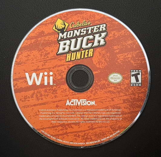 Cabela’s Monster Buck Hunter for Wii (Loose Disc)
