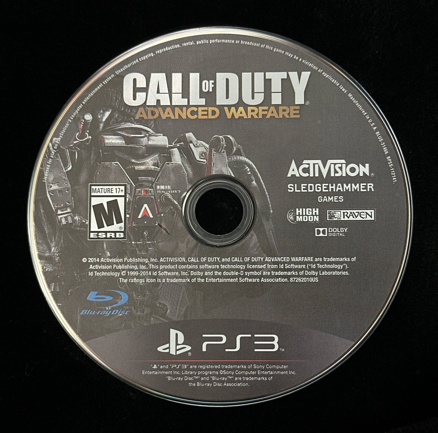 Call of Duty Advanced Warfare for PlayStation 3 (Loose Disc)