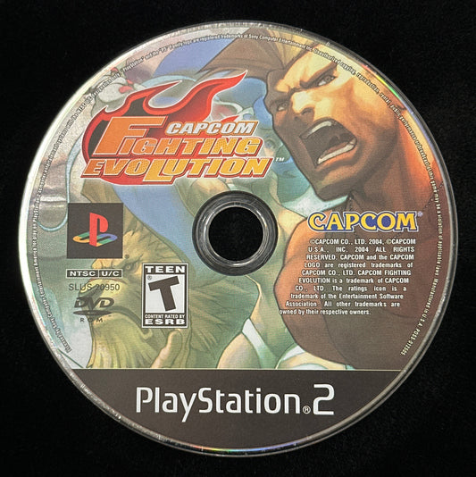 Capcom Fighting Evolution for PlayStation 2 (Loose Disc)