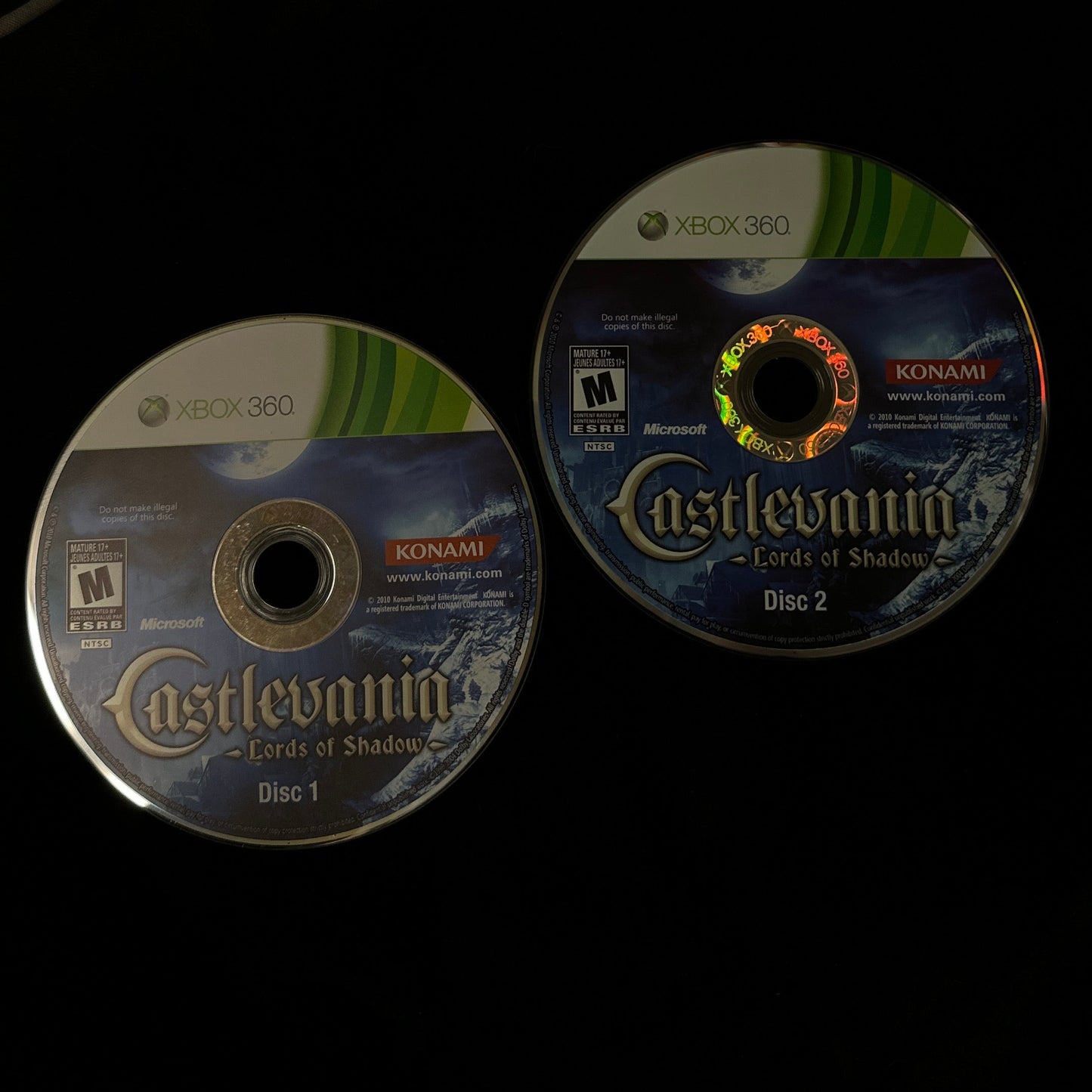 Castlevania Lords of Shadow for Xbox 360 (loose disc)