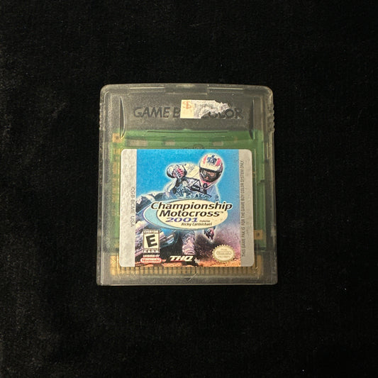 Championship Motocross 2001 featuring Ricky Carmichael for Game Boy Color