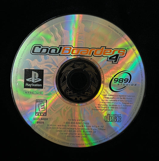 Cool Boarders 4 for PlayStation (Loose Disc)