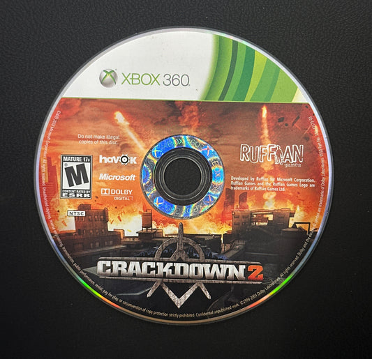 Crackdown 2 for Xbox 360 (Loose Disc)