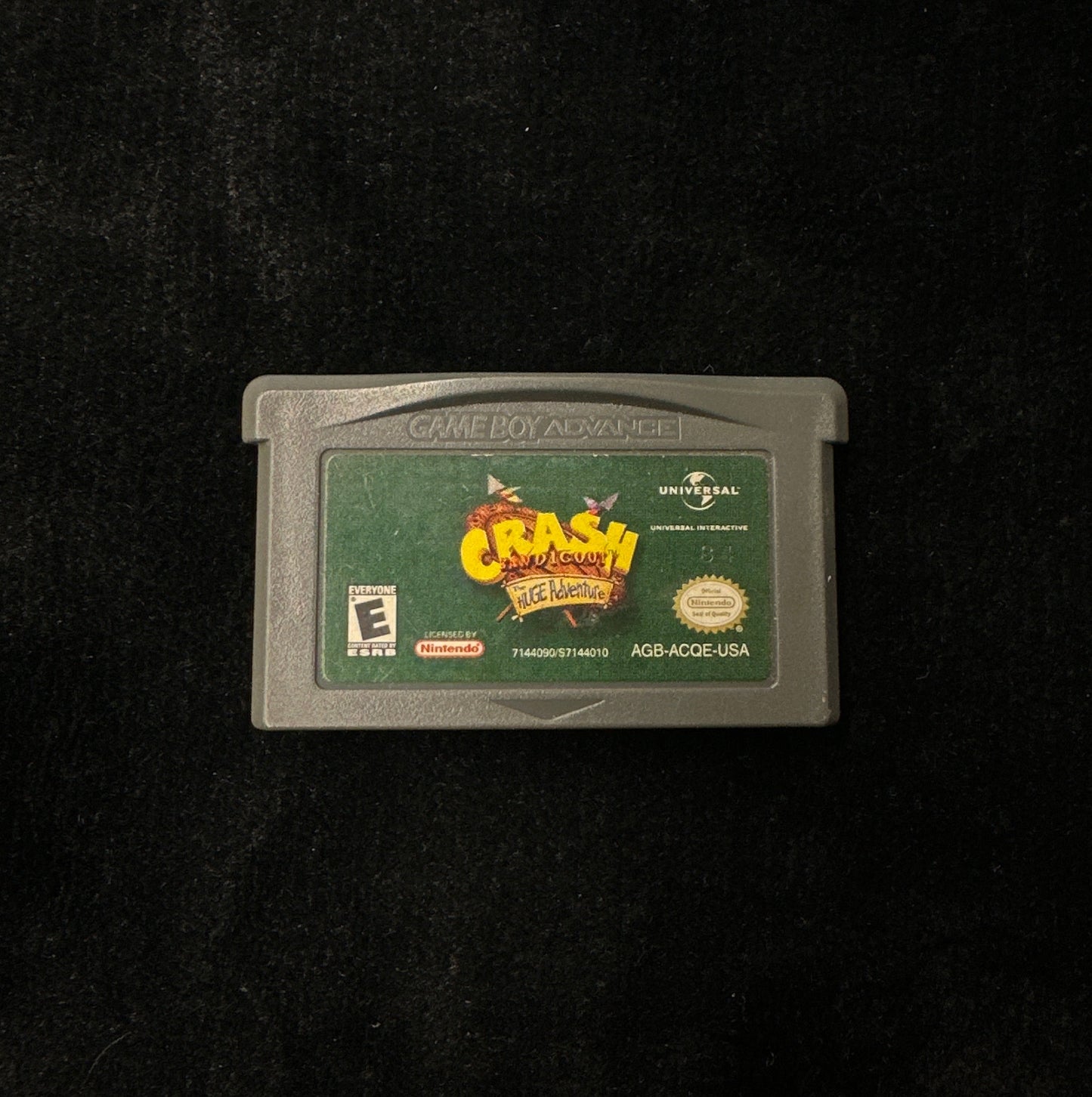 Crash Bandicoot the Huge Adventure for Game Boy Advance