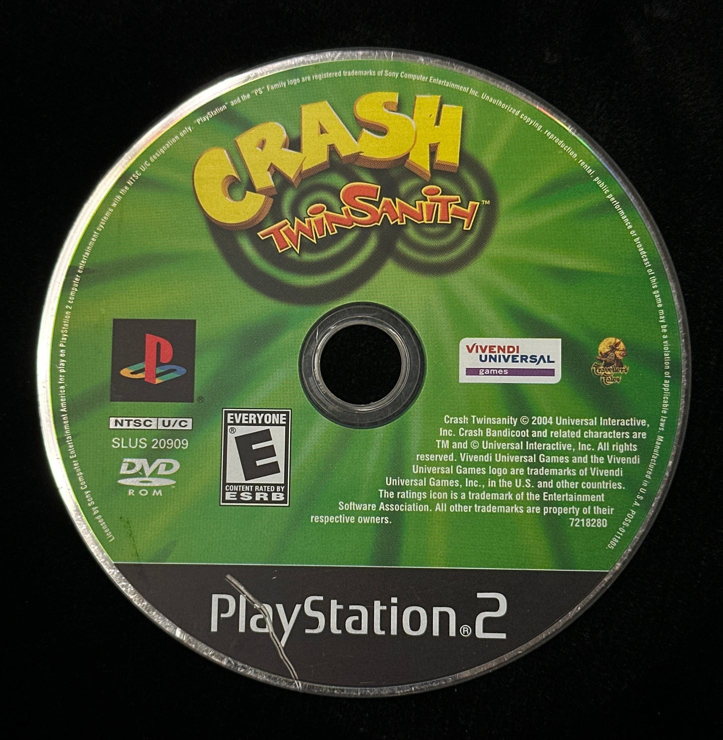 Crash TwinSanity for PlayStation 2 (Loose Disc)