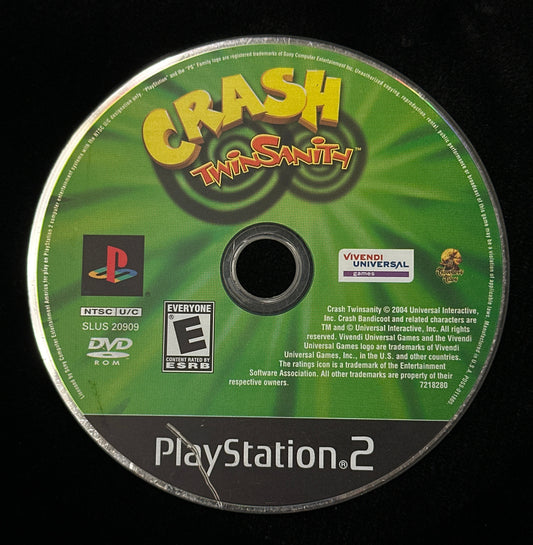 Crash TwinSanity for PlayStation 2 (Loose Disc)