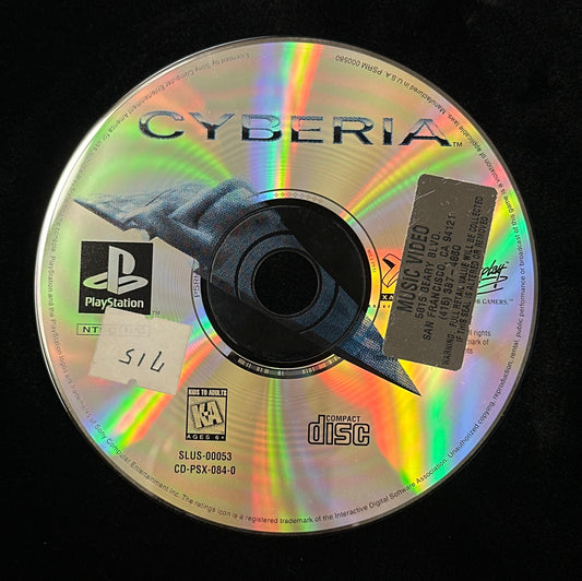 Cyberia for PlayStation (Loose Disc)