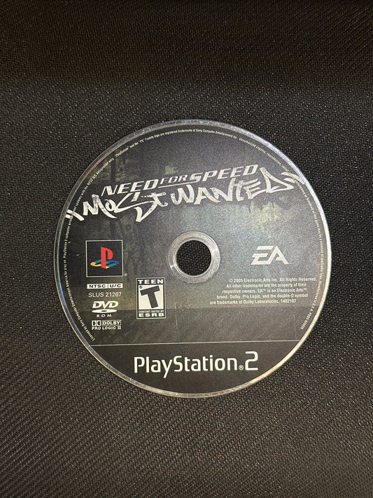 Need For Speed Most Wanted for PlayStation 2 (Loose Disc)