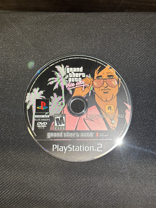 Grand Theft Auto The Trilogy (Vice City Disc) for PlayStation 2 (Loose Disc)