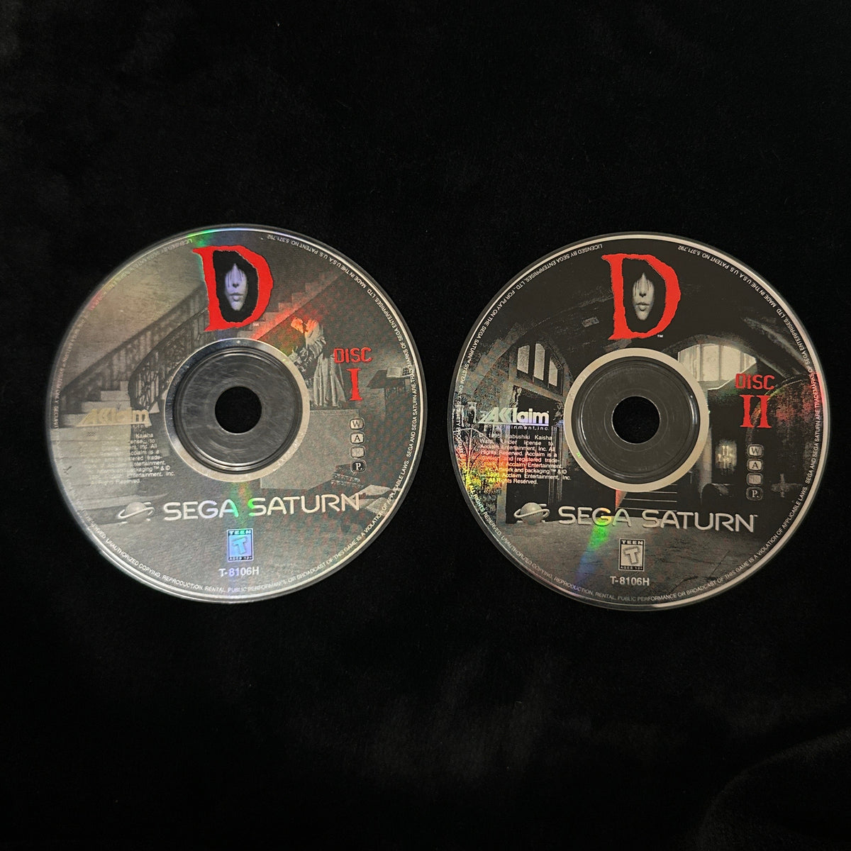 D for Sega Saturn (loose discs)