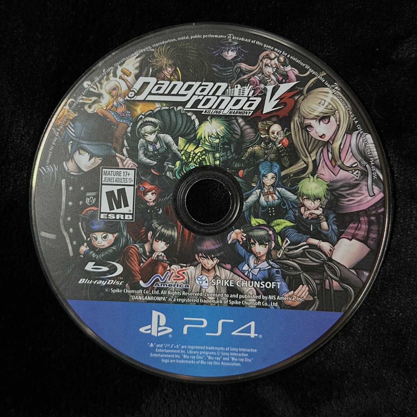Danganronpa V3 Killing Harmony for PS4 (loose disc)