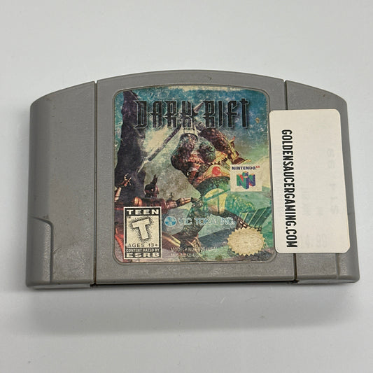 Gray game cartridge with colorful label on a white background