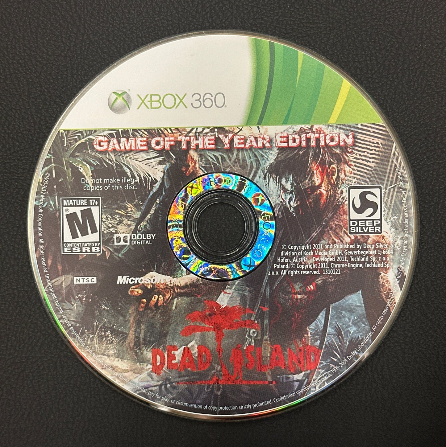 Dead Island [Game of the Year Edition] for Xbox 360 (Loose Disc)