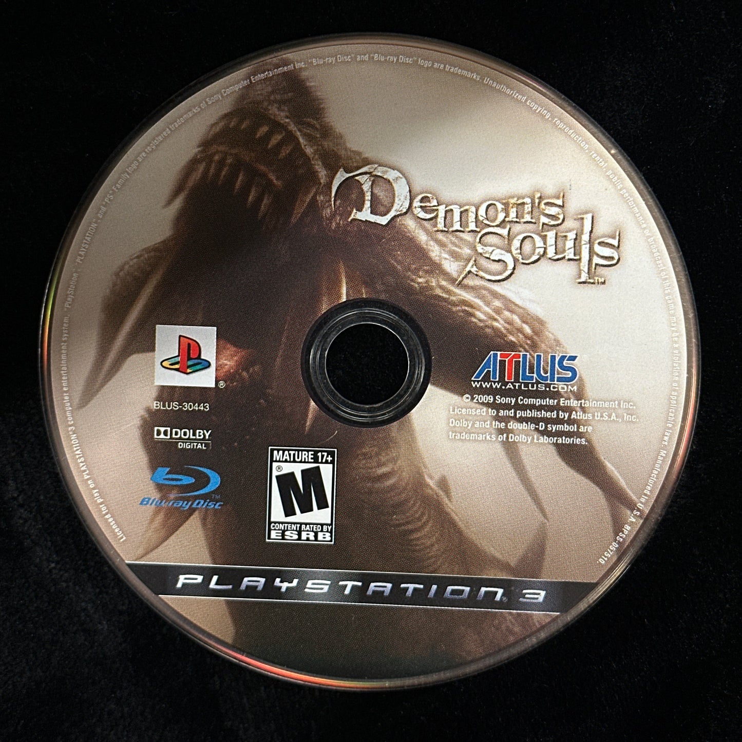 Demon’s Souls for PlayStation 3 (Loose Disc)