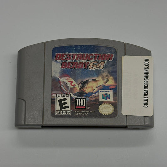 Game cartridge for a Nintendo console on a white background