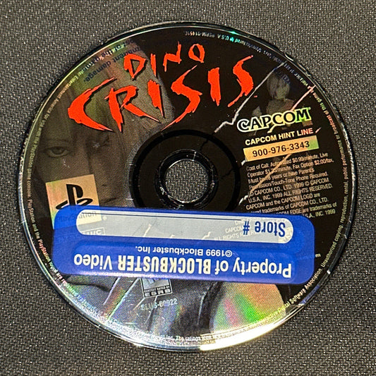 Dino Crisis for PlayStation (Loose Disc)