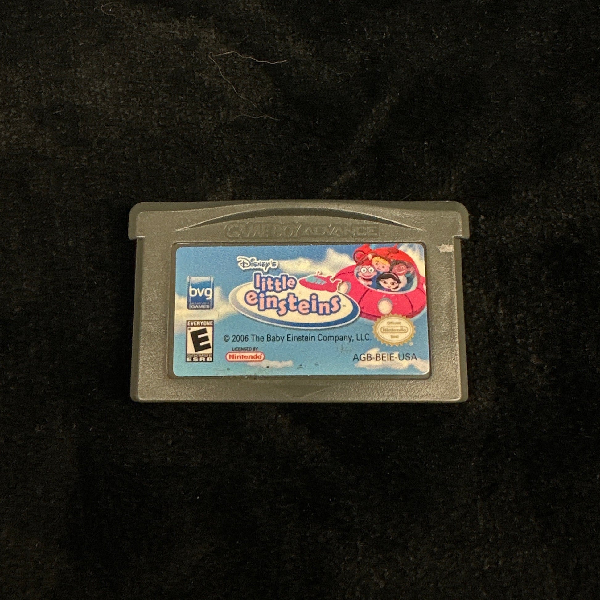 Game cartridge on a black background