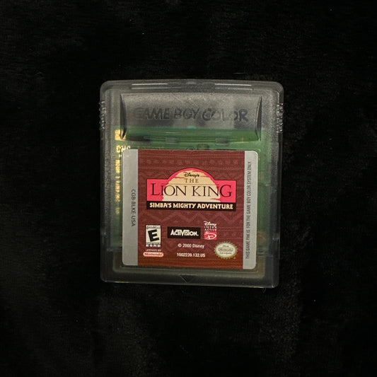 Disney’s the Lion King Simba’s Mighty Adventure for Game Boy Color