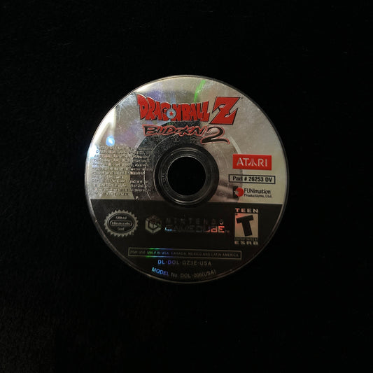 Dragon Ball Z Budokai 2 for Nintendo GameCube (loose disc)