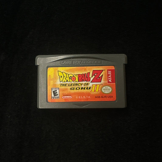 Game cartridge for 'Dragon Ball Z' on a black background