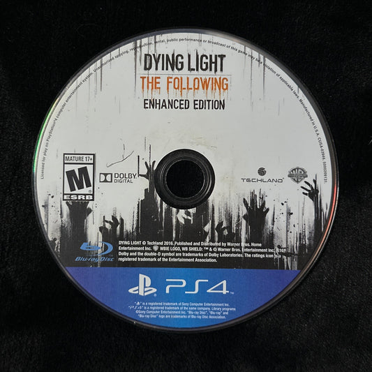 Dying Light The Following [Enhanced Edition] for PS4 (loose disc)