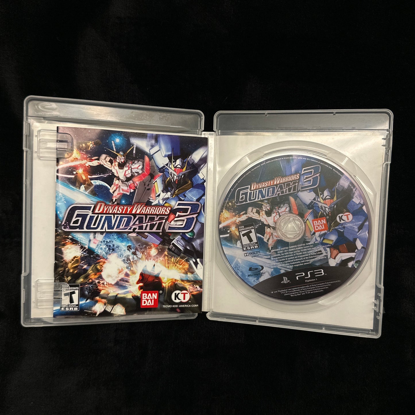 PlayStation 3 game case with disc on a black background