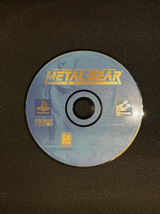 Metal Gear Solid for PlayStation (Loose Disc)