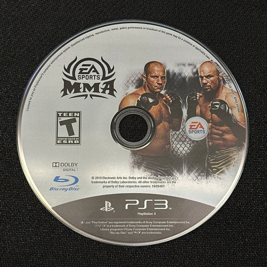 PlayStation 3 game disc with branding on a dark surface