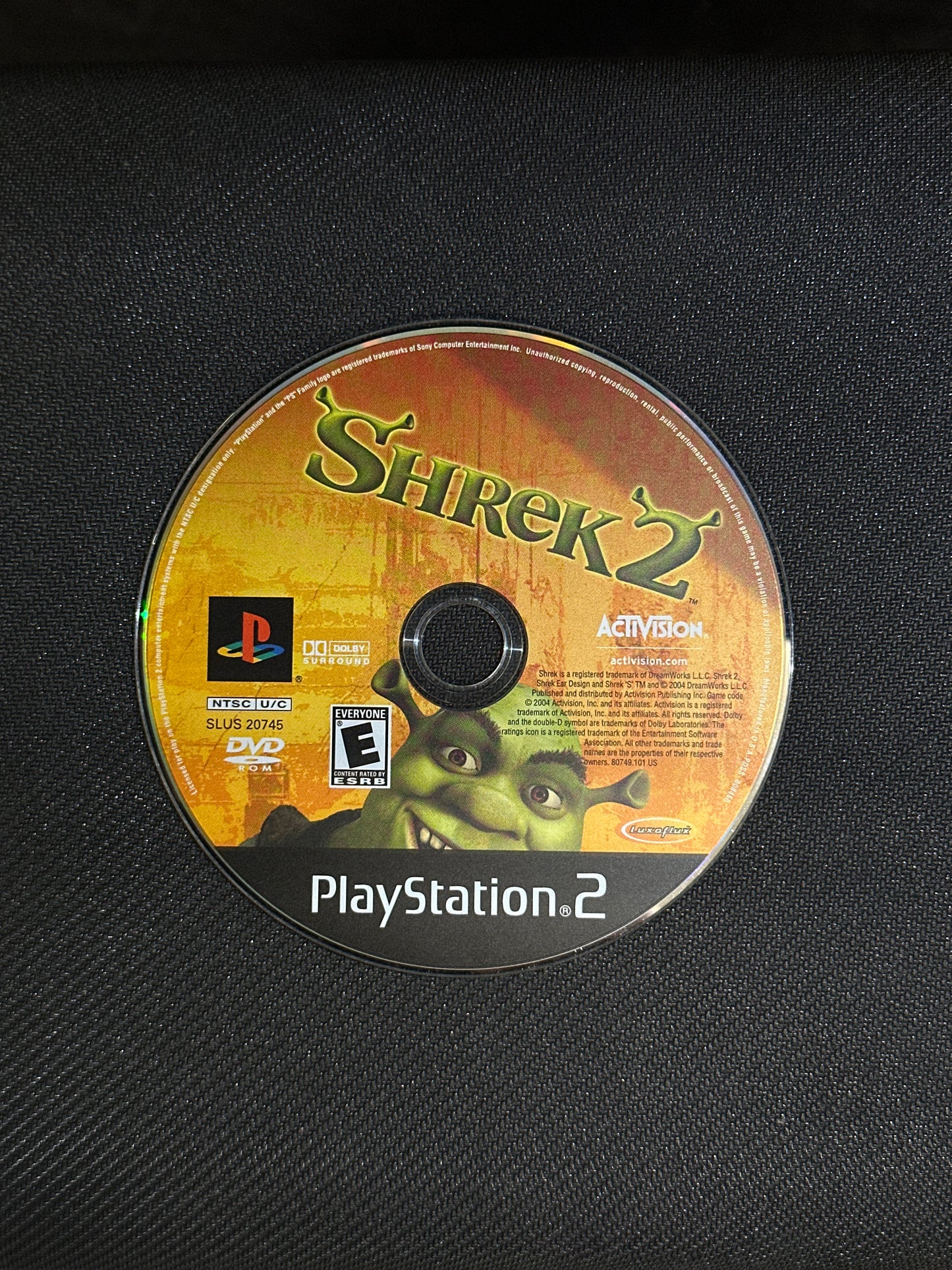 Shrek 2 for PlayStation 2 (Loose Disc)