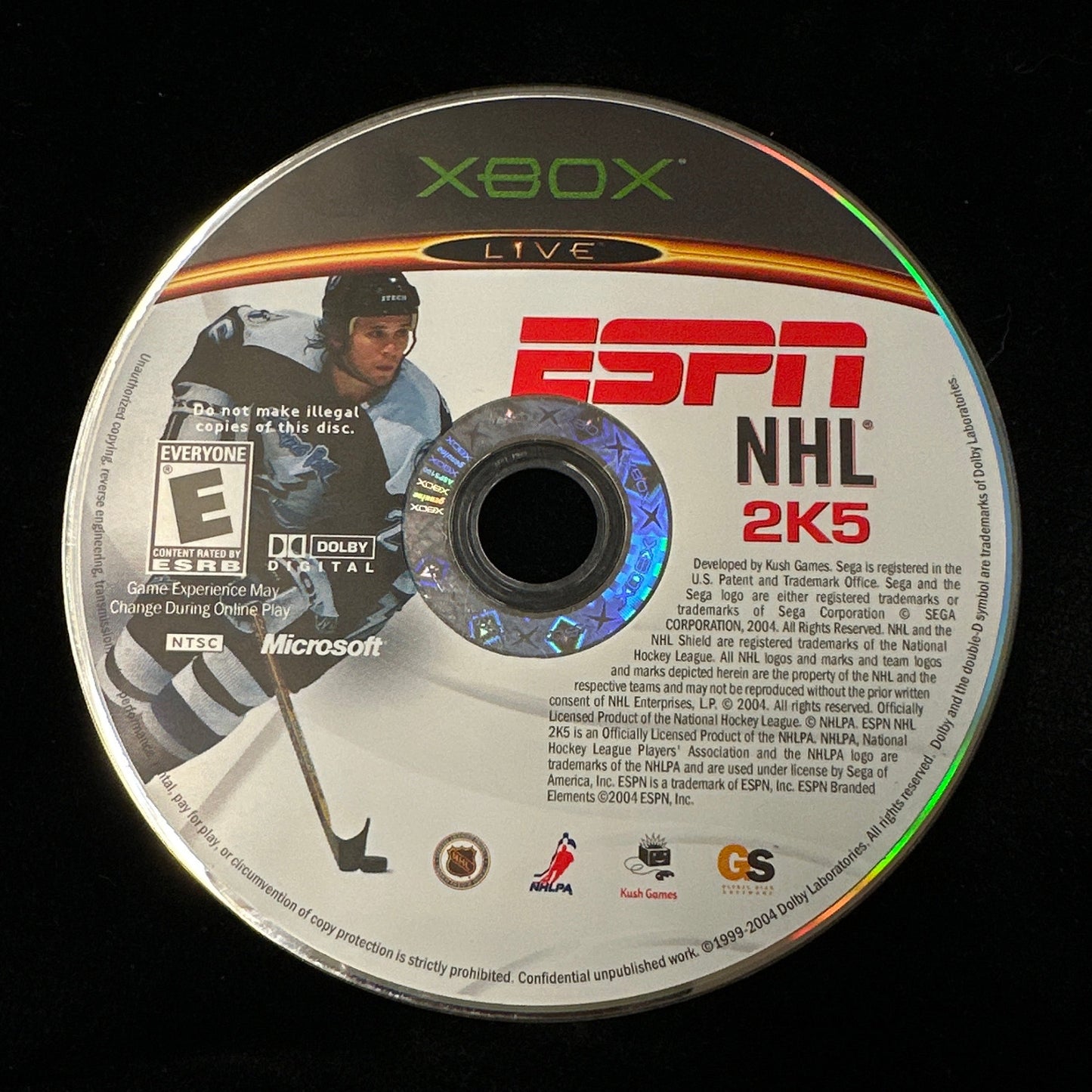 ESPN NHL 2K5 for Xbox (Loose Disc)