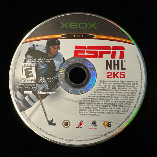 ESPN NHL 2K5 for Xbox (Loose Disc)