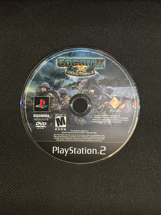 SOCOM II U.S. Navy Seals for PlayStation 2 (Loose Disc)