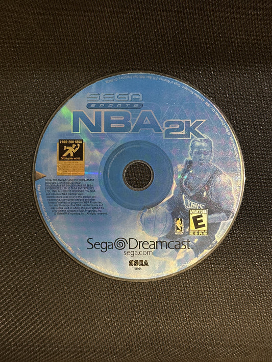 NBA 2K for Sega Dreamcast (Loose Disc)