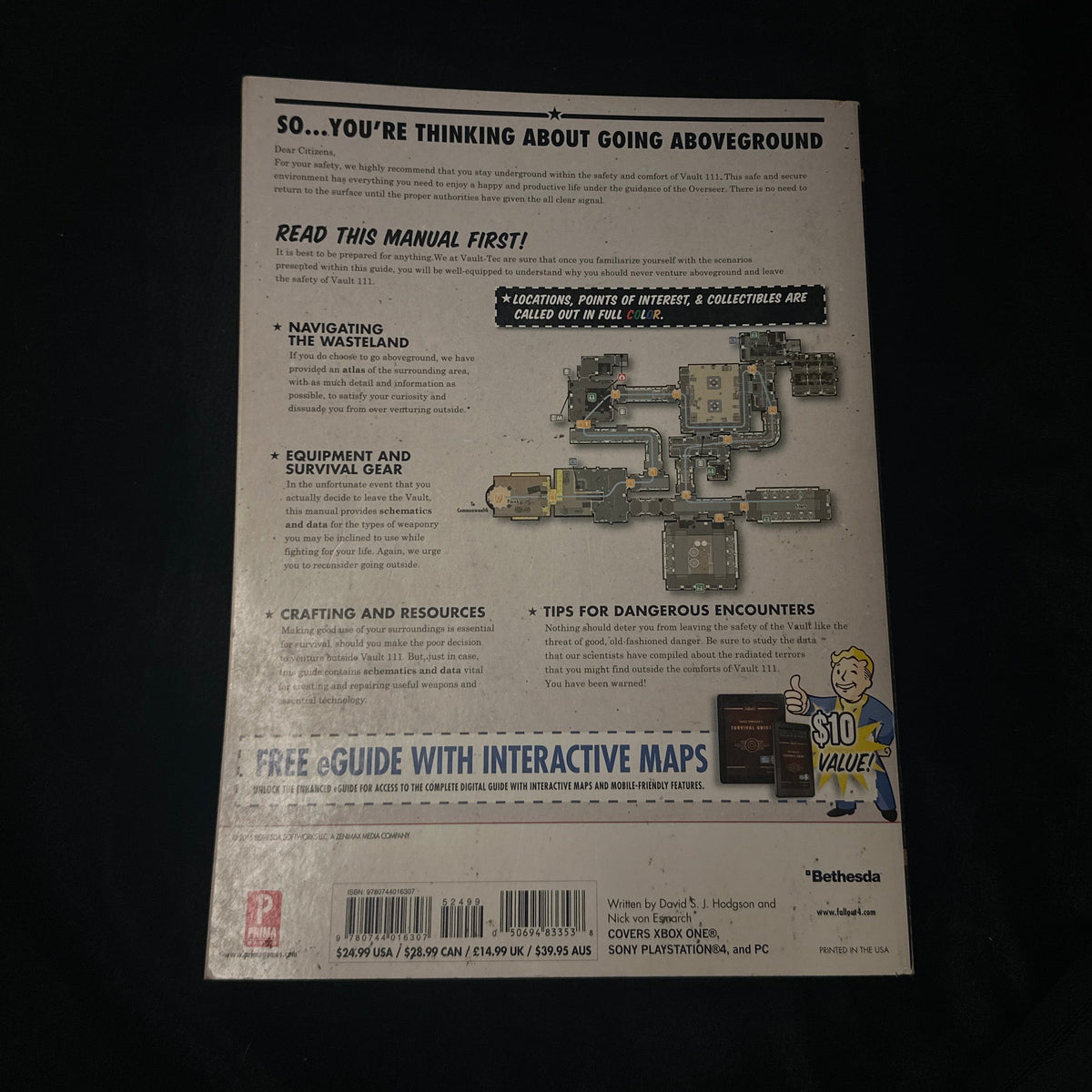 Fallout 4 Vault Dweller’s Survival Guide Back