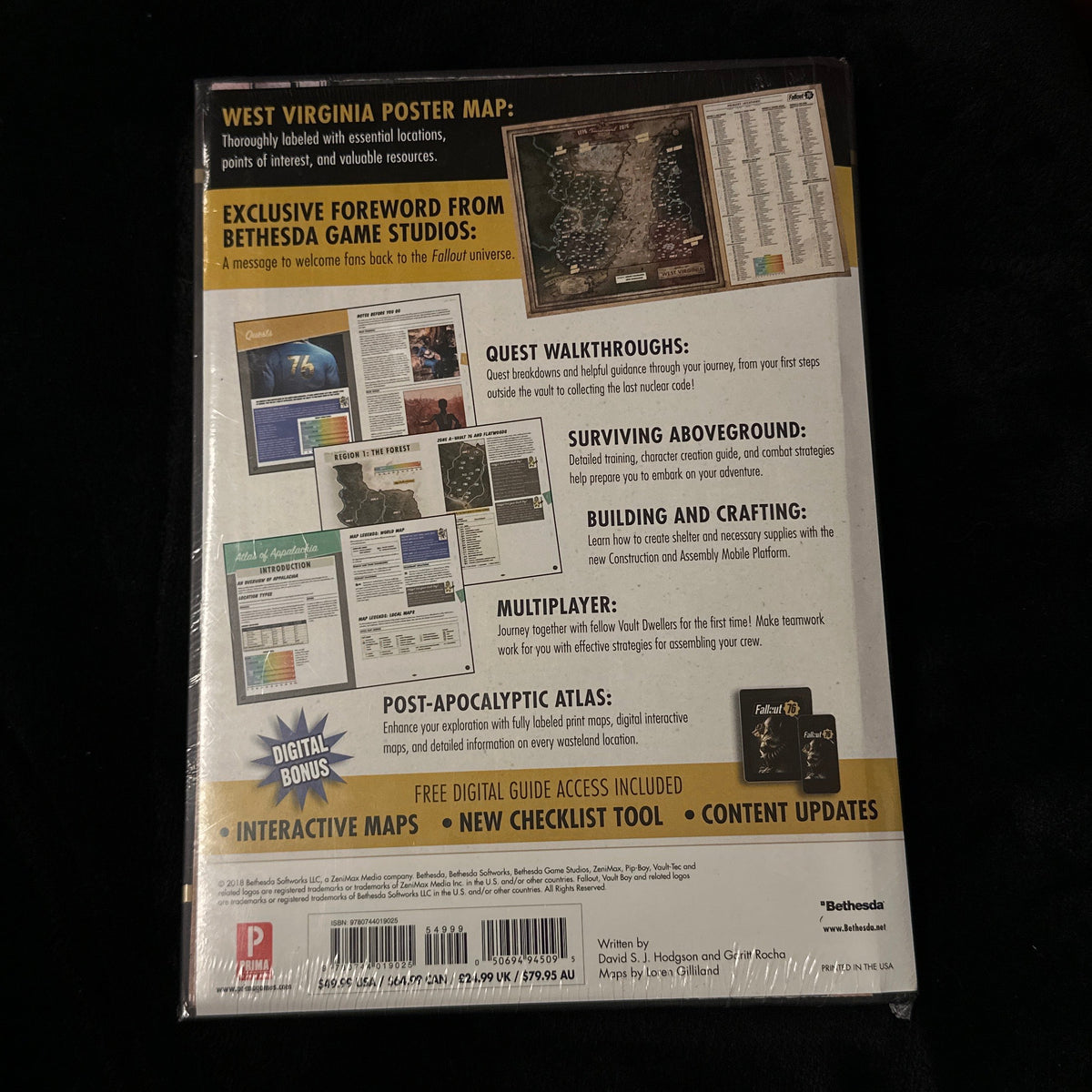 Fallout 76 Vault Dweller’s Survival Guide [SEALED] Back