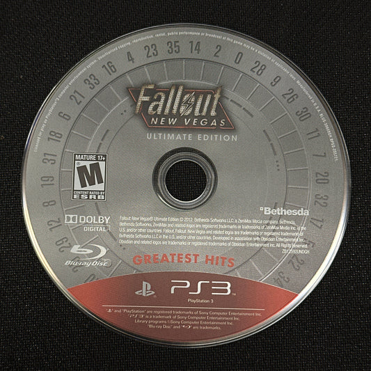 Fallout New Vegas [Ultimate Edition] [Greatest Hits] for PlayStation 3 (Loose Disc)