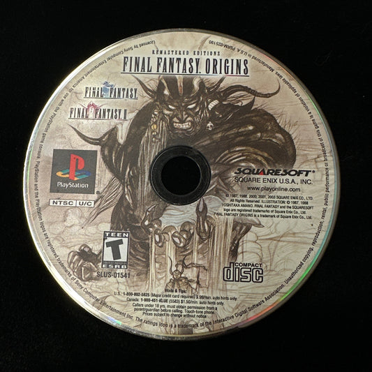Final Fantasy Origins for PlayStation (Loose Disc)