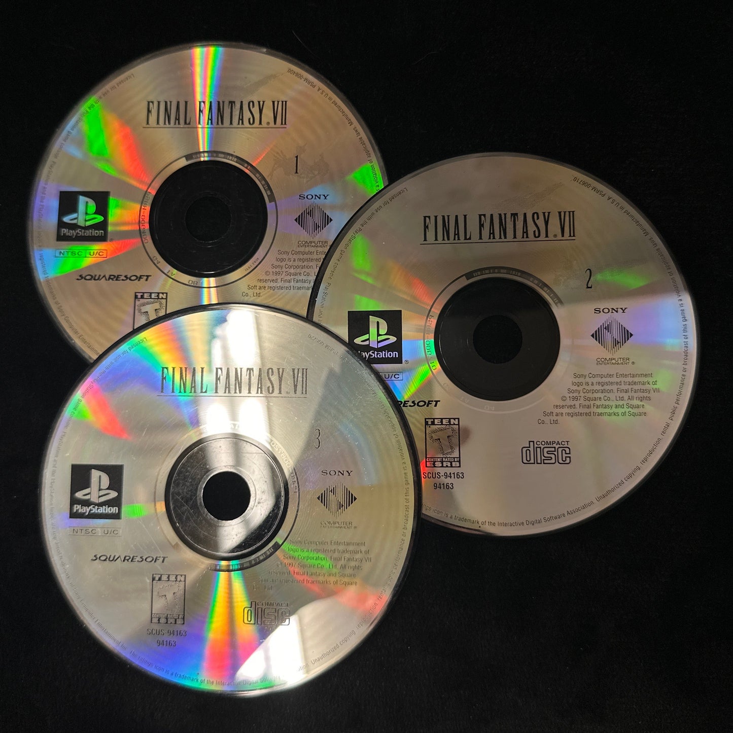 Final Fantasy VII for PlayStation (loose discs)
