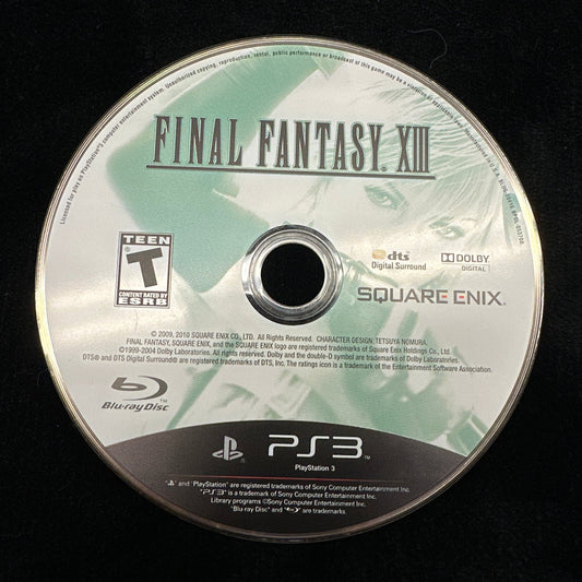 Final Fantasy XIII for PS3 (Loose Disc)