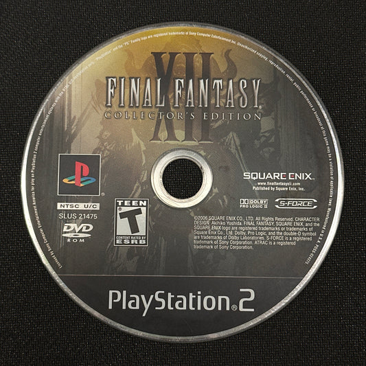 Final Fantasy XII Collector’s Edition for PlayStation 2 (Loose Disc)