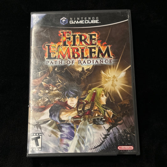 Fire Emblem game case on a dark surface
