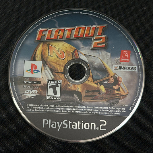 Flatout 2 for PlayStation 2 (Loose Disc)