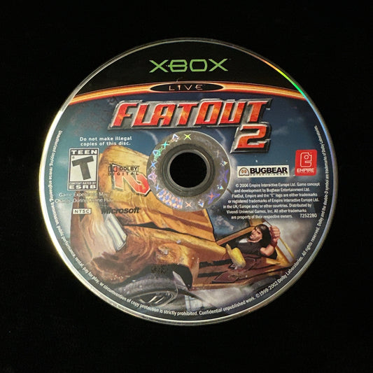 Flatout 2 for Xbox (Loose Disc)