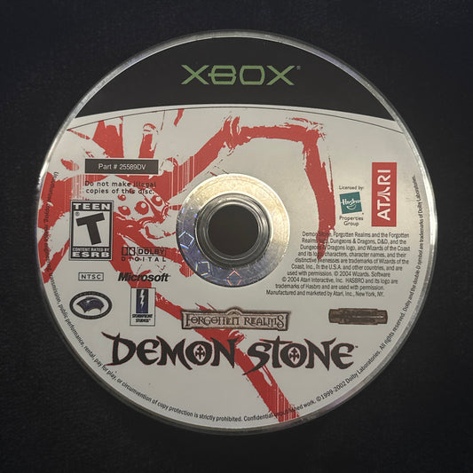 Forgotten Realms Demon Stone for Xbox (Loose Disc)