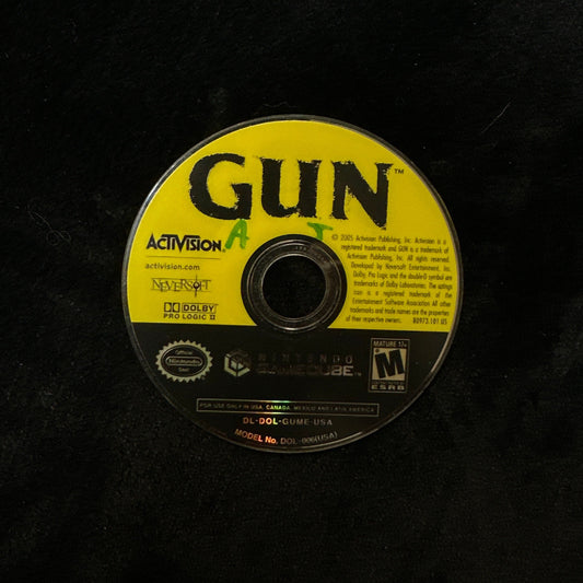 GUN for Nintendo GameCube (loose disc)