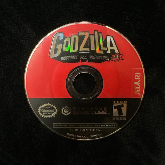 Godzilla Destroy All Monsters for Nintendo GameCube (Loose Disc)