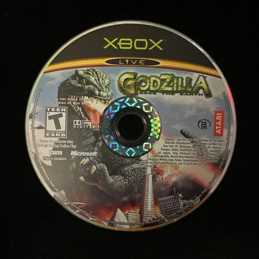 Godzilla Save the Earth for Xbox (loose disc)