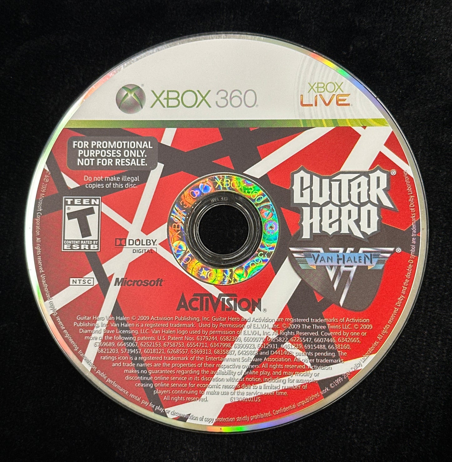 Guitar Hero: Van Halen for Xbox 360 (Loose Disc)