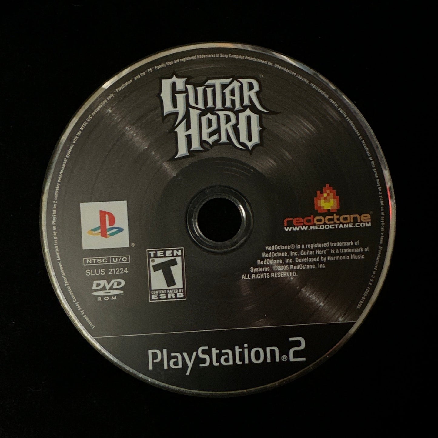Guitar Hero for PS2 (loose disc)